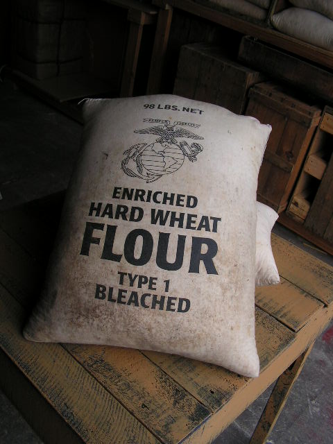 SACK, Cotton - Hard Wheat Flour - Small