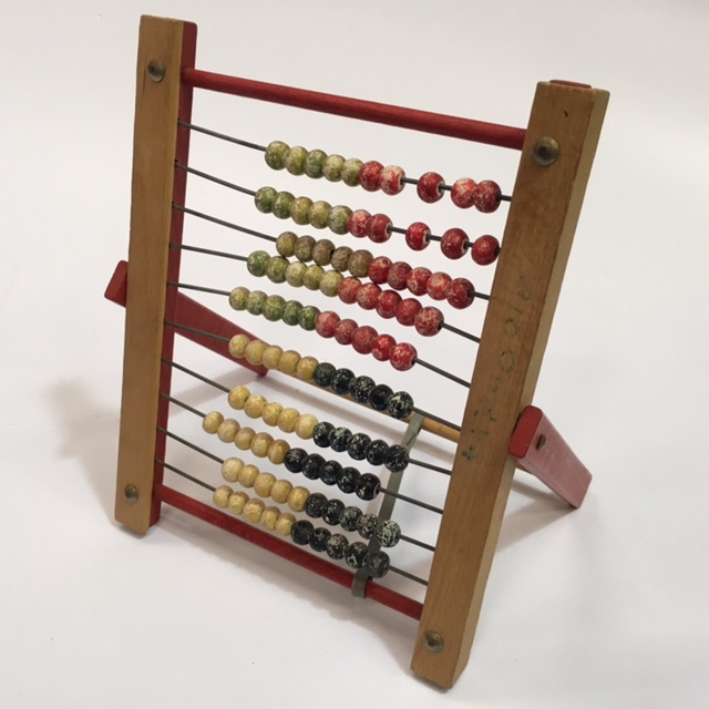 ABACUS, Vintage Coloured Beads