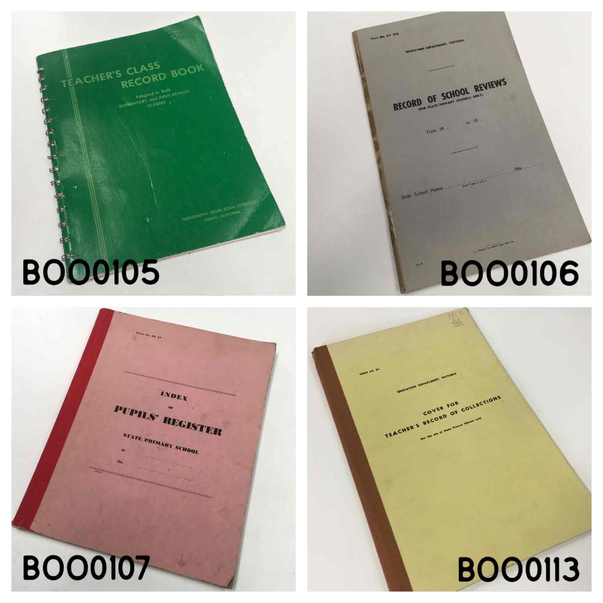 BOOK, School Record Book - Assorted