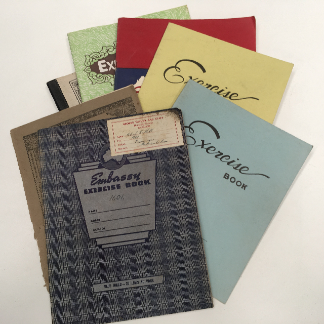 BOOK, Exercise Book - Assorted Period Styles
