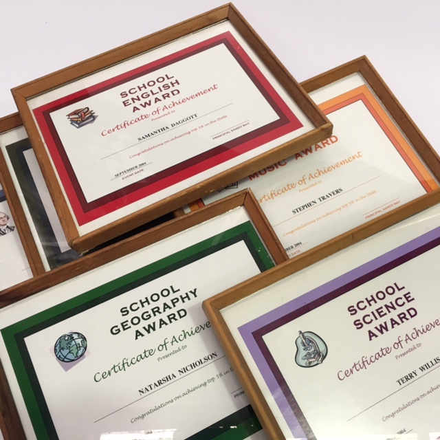 CERTIFICATE, School Award - Assorted Certificate of Achievement