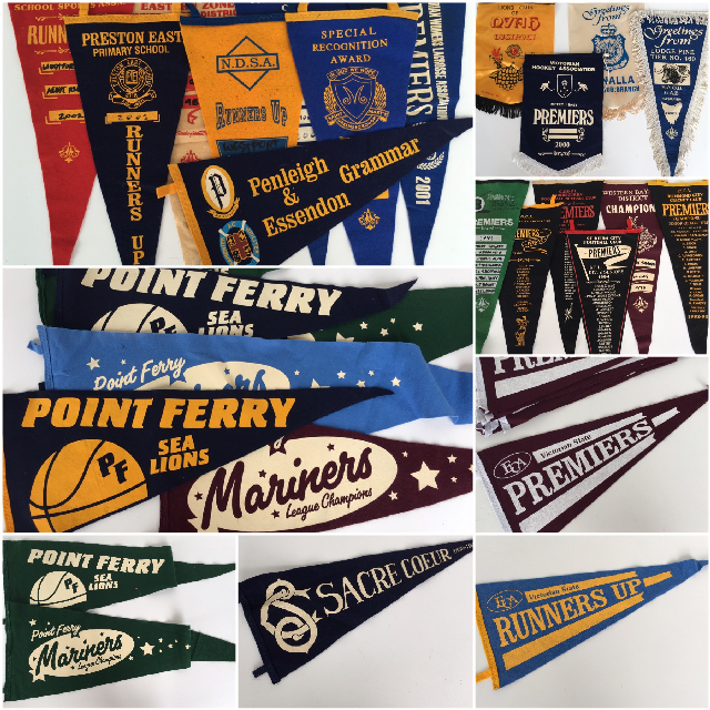 PENNANT, Felt or Fabric Assorted