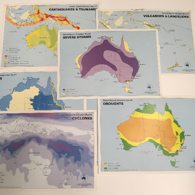 POSTER, School Room Educational - Natural Hazards