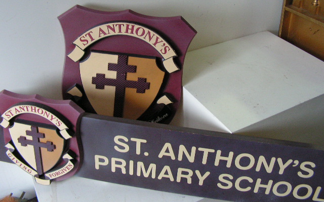 SIGN, School - St Anthonys 30 x 145cm
