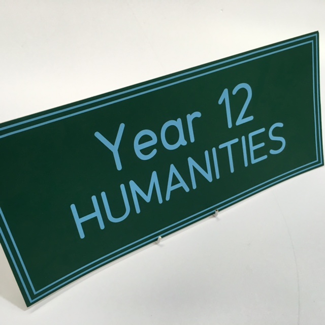 SIGN, School - Year 12 Humanities