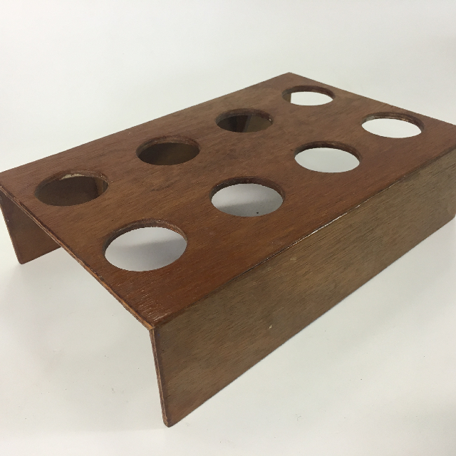SCIENCE EQUIPMENT, Wooden Stand w 8 Holders
