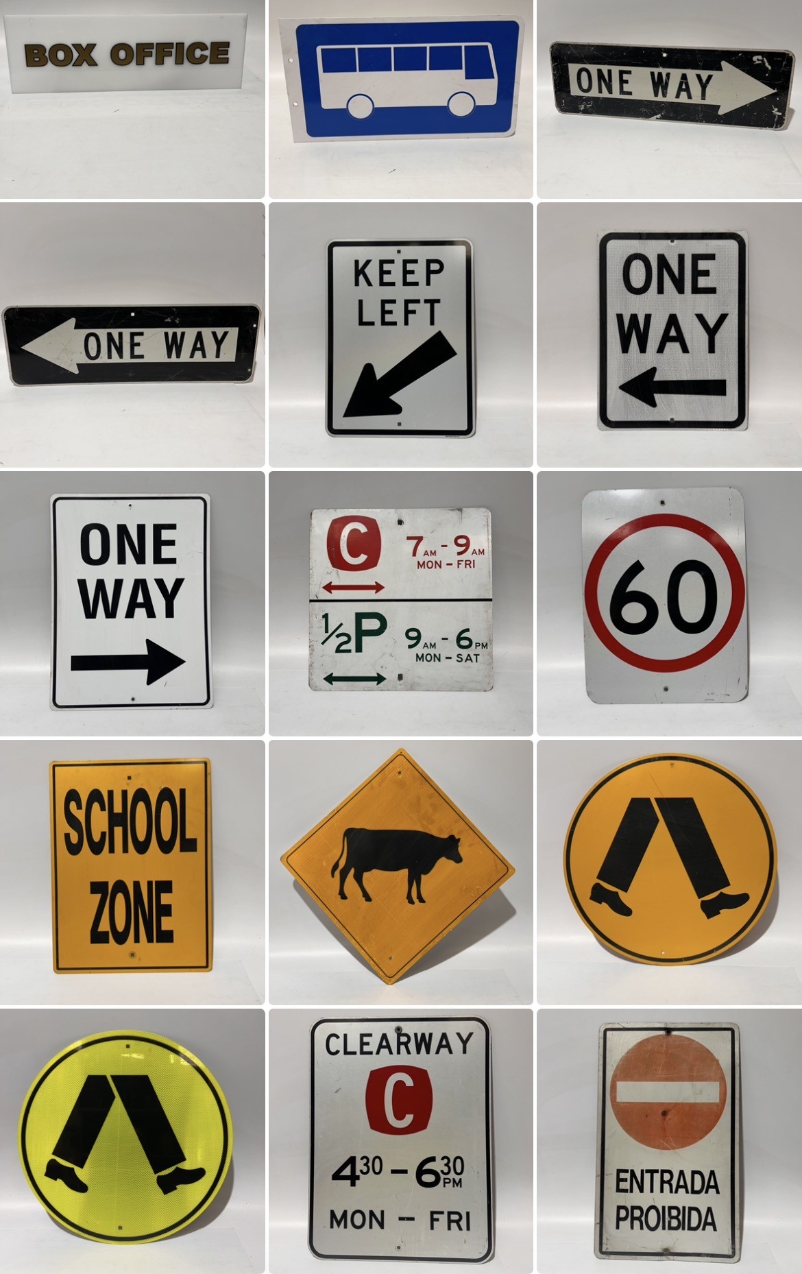 SIGN, Assorted Road & Pedestrian 