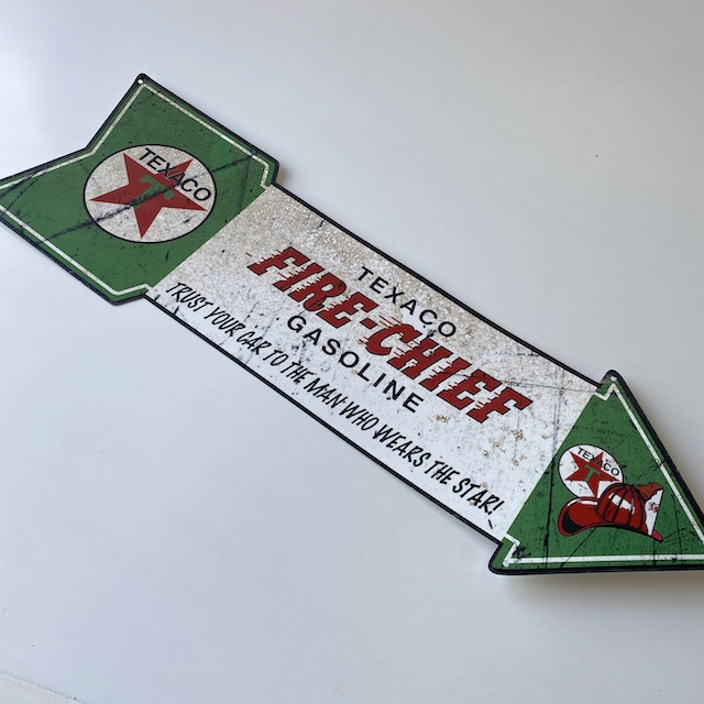 SIGN, Garage - Texaco Chief Arrow 60cm 