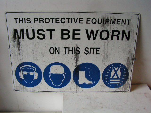 SIGN, Construction - PPS Protective Equipment