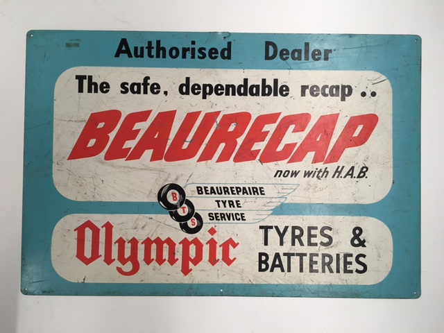 SIGN, Garage - Beaurecap Tyres