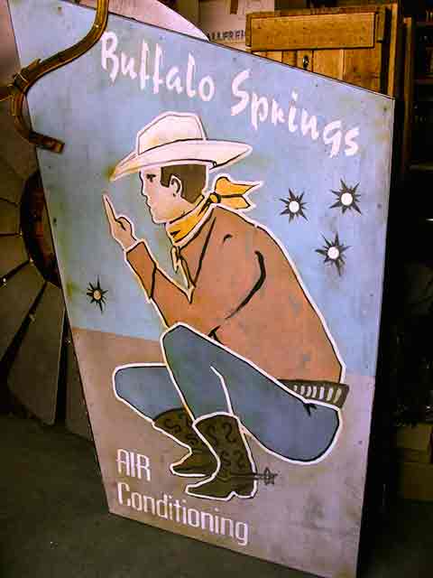 SIGN, Lightbox Buffalo Springs - Large