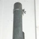SIGN, Road Post & Base - Galvanised 60cm Dia x 2.6m High
