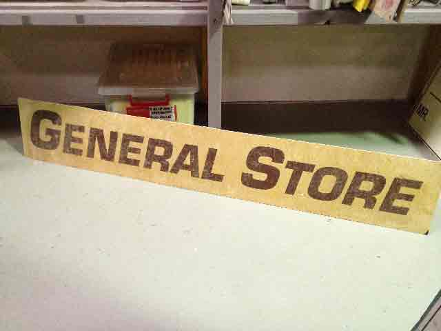 SIGN, Store - General Store