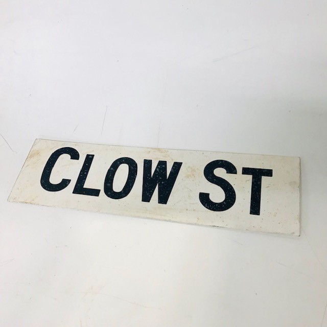 SIGN, Street - Clow St 47 x 13.5cm