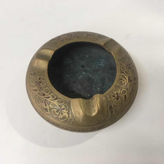 ASHTRAY, Brass Bowl