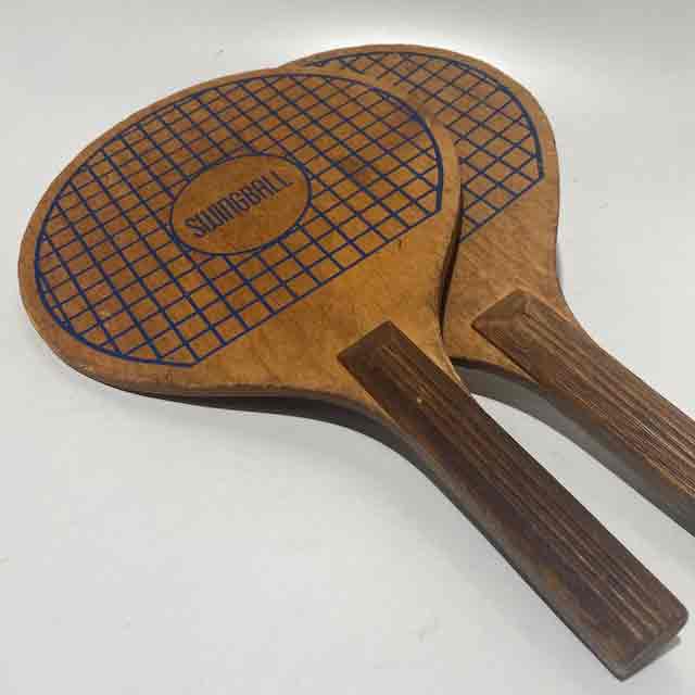 BAT, Wooden Swingball Pair
