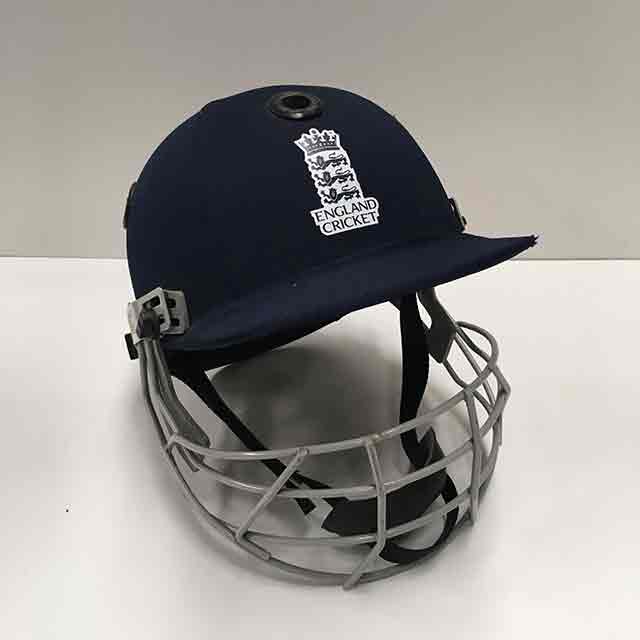 HELMET, Cricket Helmet - Blue Fabric