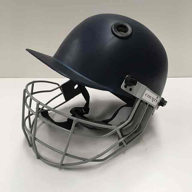 HELMET, Cricket Helmet - Blue Hard Shell