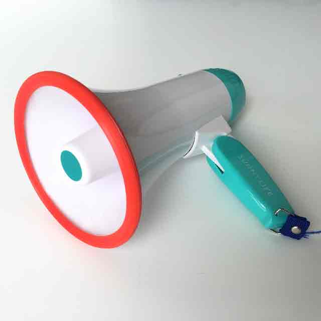 MEGAPHONE, Small Sunny Life - Teal White & Orange