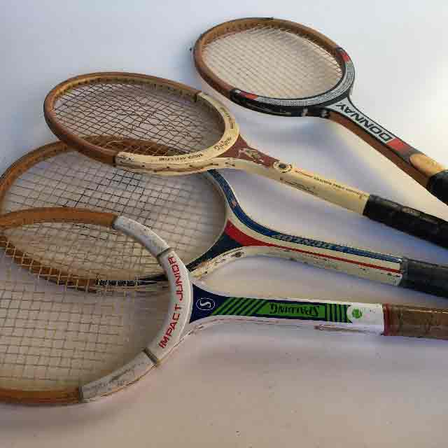 RACQUET, Tennis - 1970s / 1980s Wooden