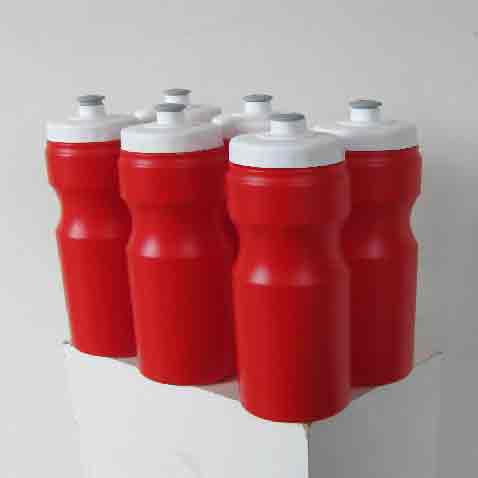 SPORT, Water Bottle Red & White (Single)