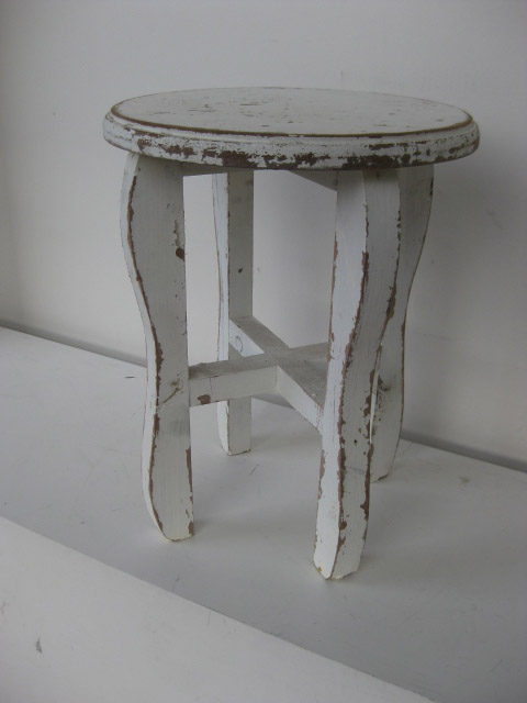 STOOL, Vintage White