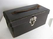 CASE, Small Brown Cardboard Case w Handle 25cm