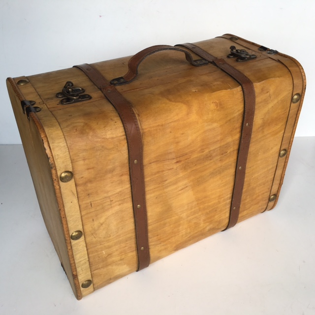 SUITCASE, Vintage Style - Large Natural Plywood