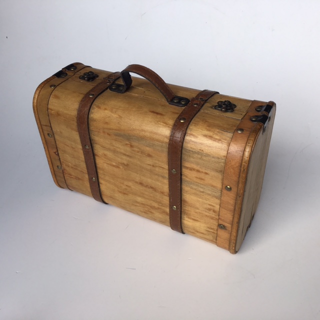 SUITCASE, Vintage Style - Small Natural Plywood