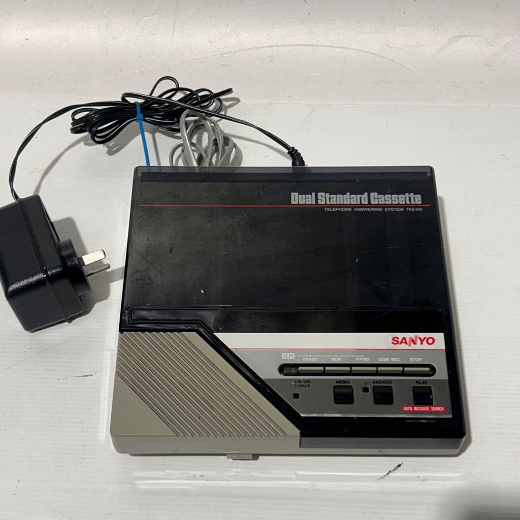 ANSWERING MACHINE, Dual Standard Cassette TAS310