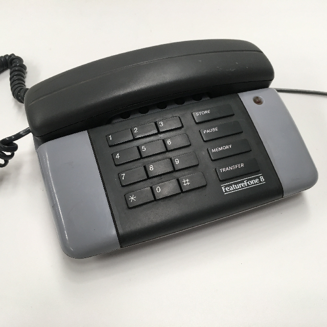 PHONE, Telephone 1990s Grey Black Featurefone