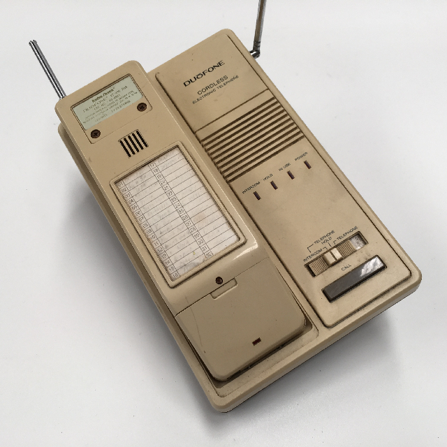 PHONE, Cordless Beige Duofone