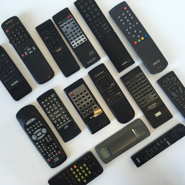 REMOTE, TV Black Assorted
