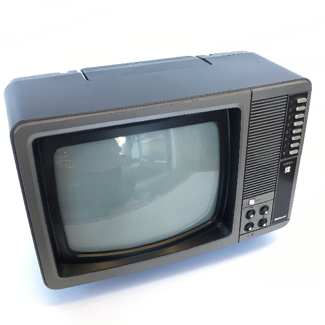 TELEVISION - Silver National Quintrix 45cmW ( CHORD CUT )