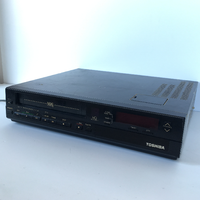 VHS PLAYER, Black Toshiba