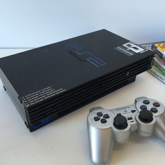 VIDEO GAME CONSOLE, Playstation 2 Black (Working)