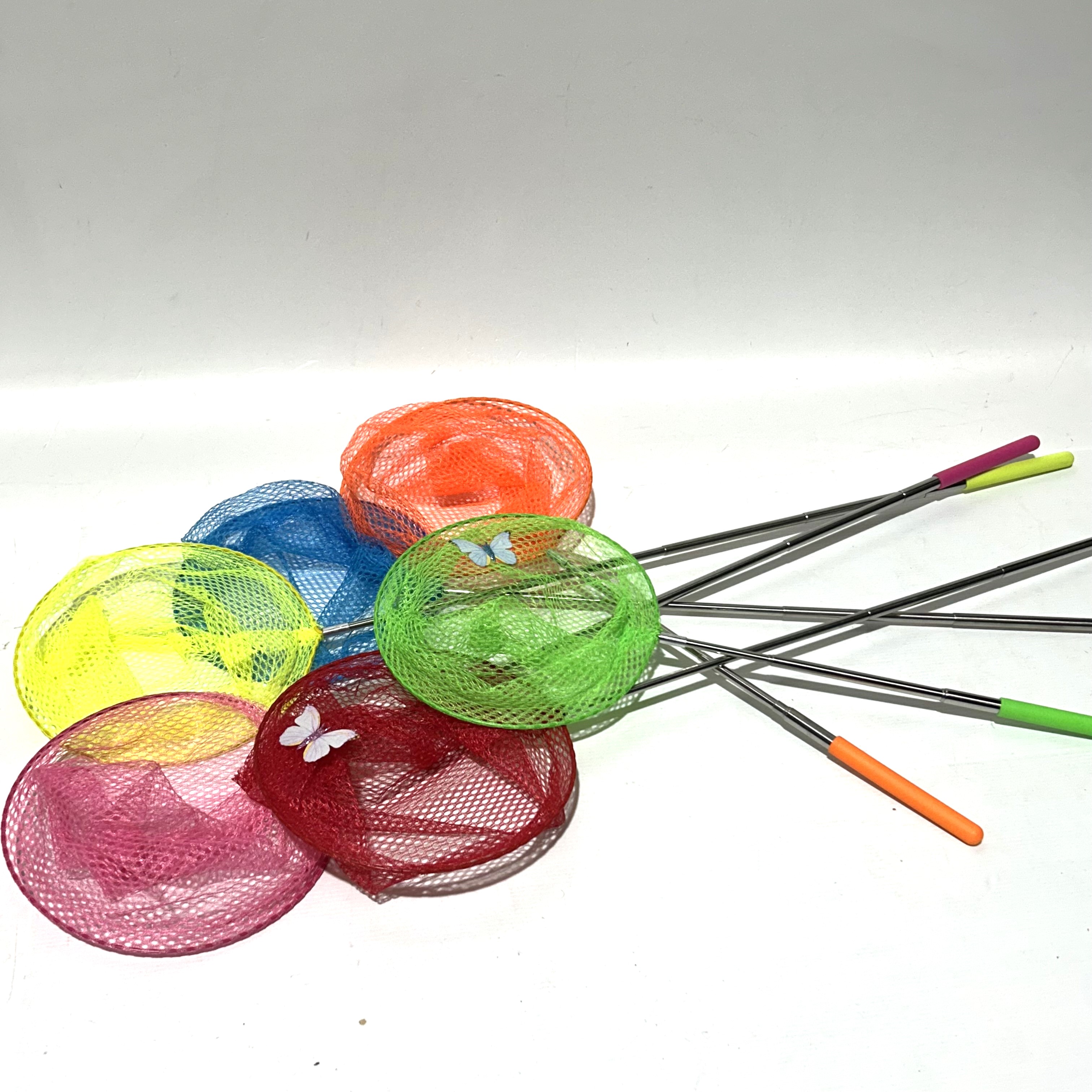 BUTTERFLY, Net Assorted Colours with Extendable Handles