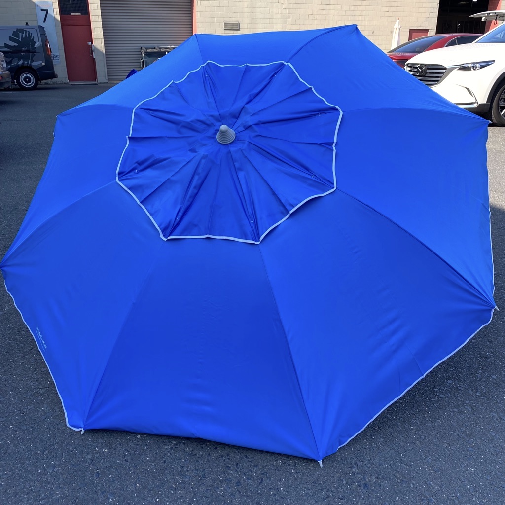 UMBRELLA, Beach - Large Blue