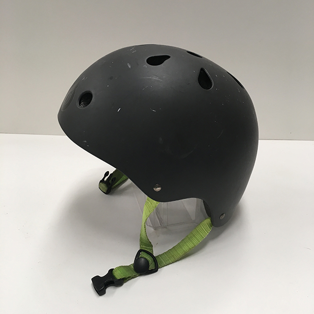 HELMET, Kids Bicycle - Skater Retro Black