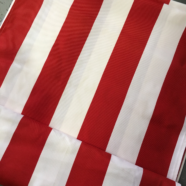 CART CANOPY, Red & White Stripe
