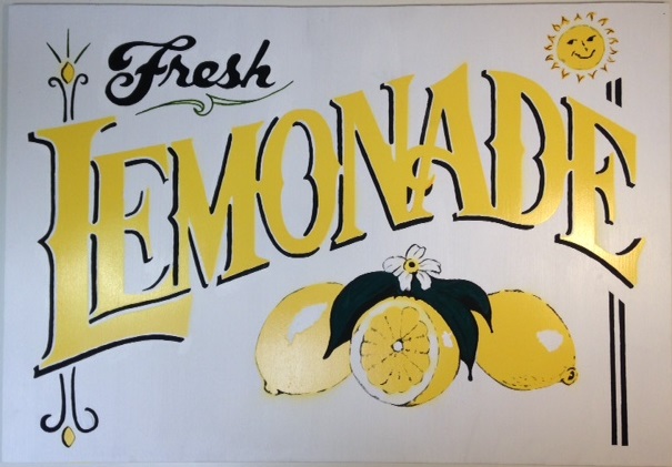 SIGN, Cart Sign - Lemonade