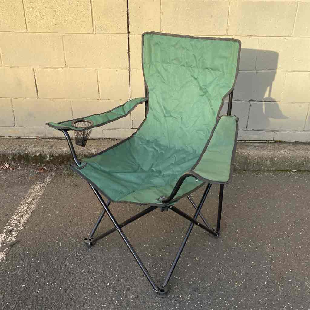 CHAIR, Camping - Folding Green