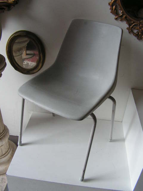 CHAIR, Plastic Stacking - Grey