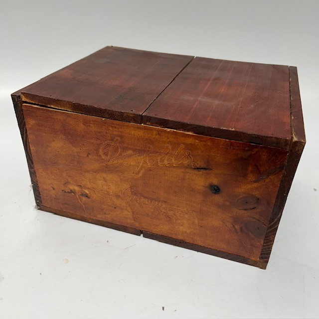 CRATE, Vintage - Dark Enclosed Penfolds 34cm x 27cm x 18cmH