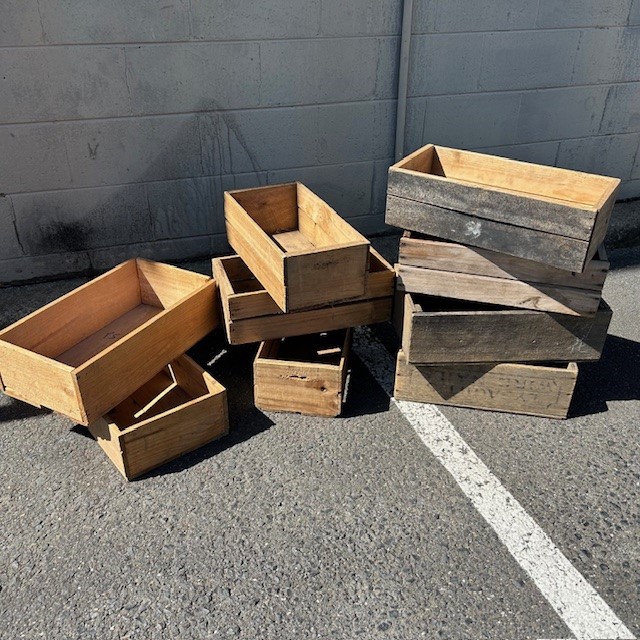 CRATE, Small - Shallow Timber (55x40x18cm H)