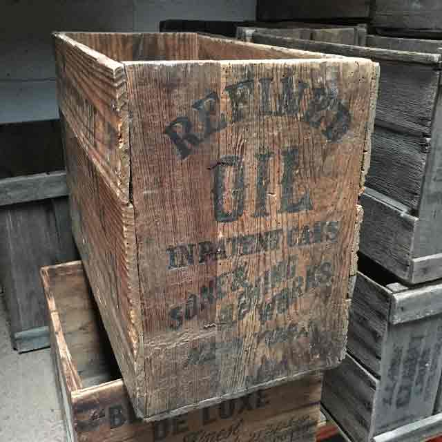 CRATE, Vintage - Refined Oil Signage